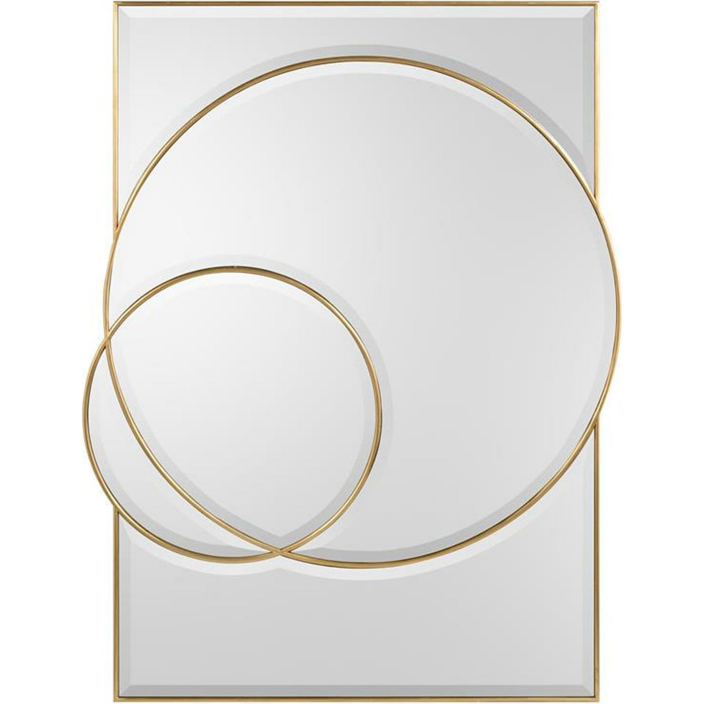 001 SR-863817 | Primary Silo | Eclipse Mirror by John-Richard in gold. Made from unique in a modern style.