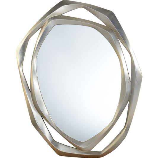 Grays Mirror by John-Richard in champagne, silver and champagne. Made from mdf, beech solid in a modern style.