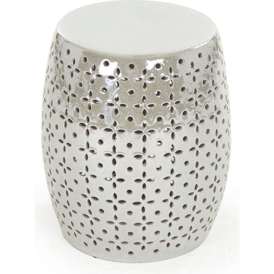 Lovell Garden Stool Grey by Zentique in ceramic. Made from ceramic in a modern style.