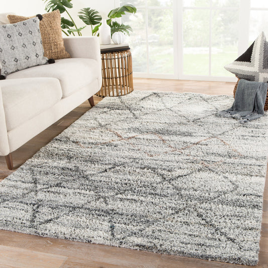 Kasbah KAS01 Indoor/Outdoor Rug by Jaipur Living in gray, brown. Made from 100% polyester in a unique style.