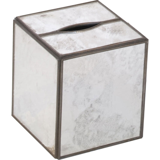 Kleenex Antique Mirror by Worlds Away in mirror and mirror. Made from metal, glass in a modern style.