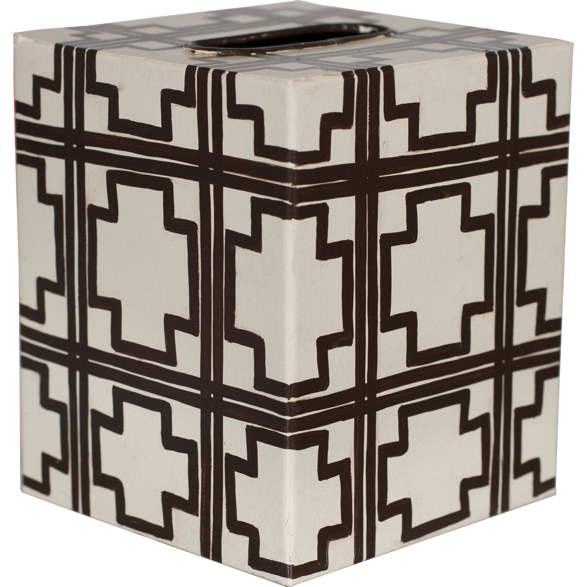 Kleenex Squares by Worlds Away. Made from metal in a eclectic & global style.