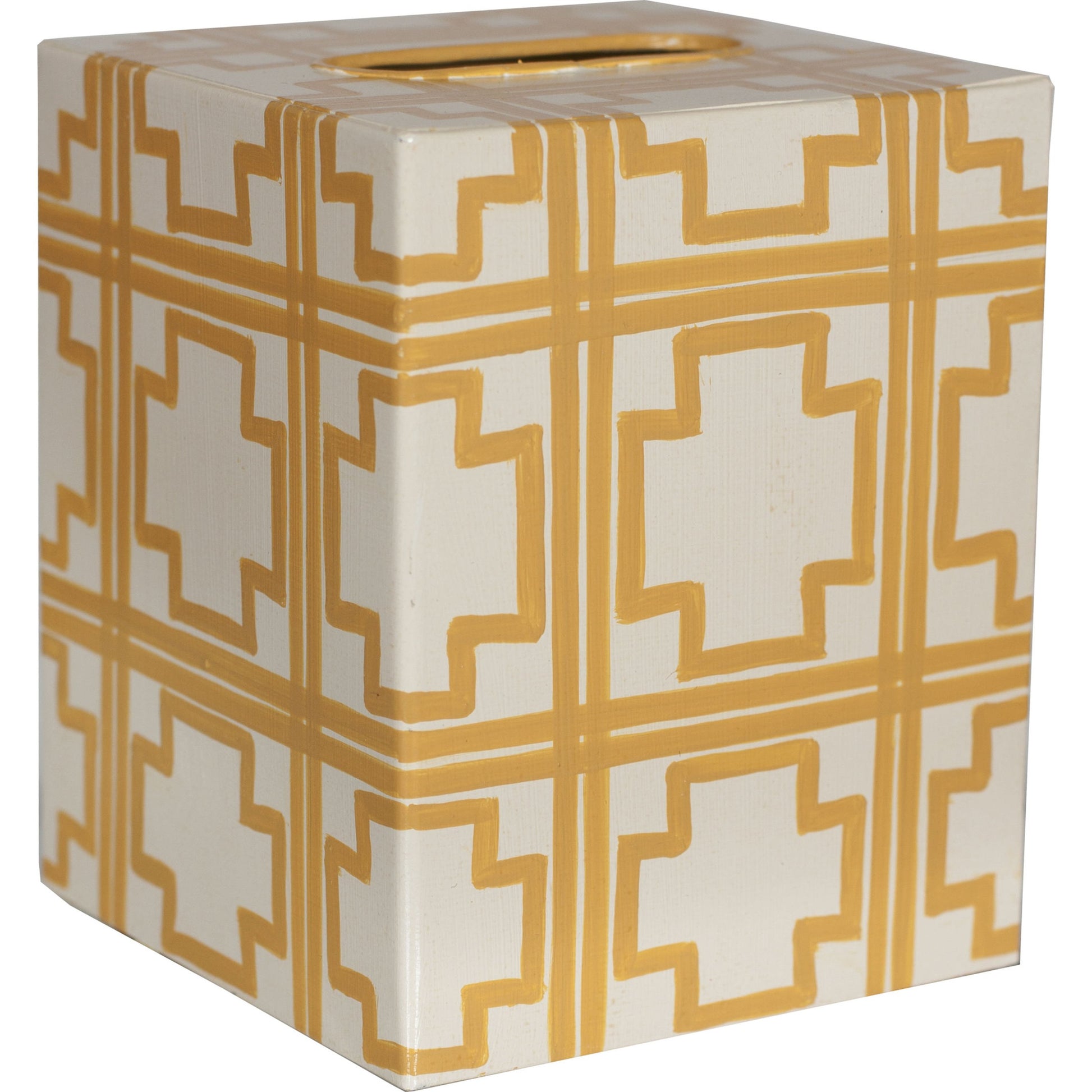 Kleenex Squares by Worlds Away. Made from metal in a eclectic & global style.