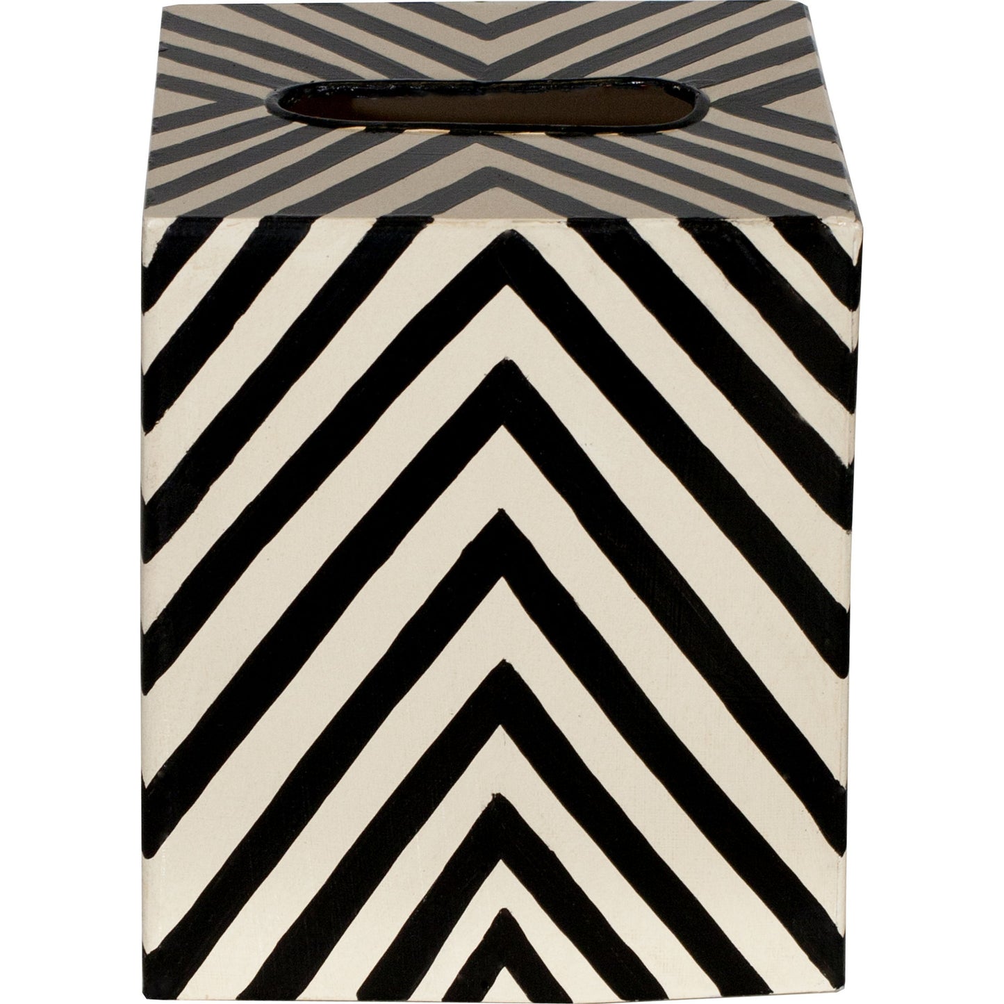 002 S-316629 | Additional Silo | Kleenex Zebra by Worlds Away. Made from metal in a eclectic & global style.