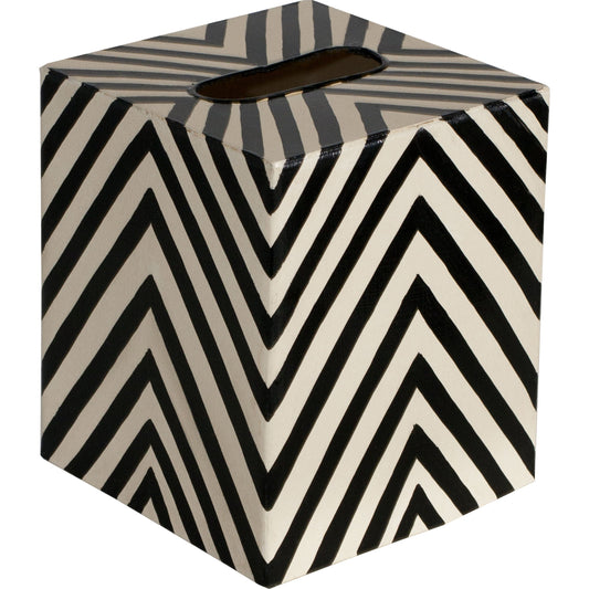 Kleenex Zebra by Worlds Away. Made from metal in a eclectic & global style.