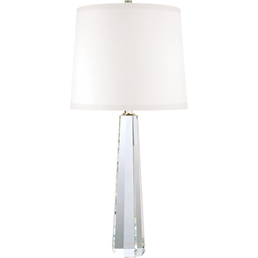 Taylor Bedside Table Lamp by Hudson Valley in polished nickel. Made from steel in a modern style.