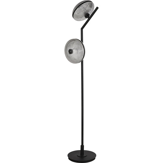 Gibson Floor Lamp by Noir in black metal. Made from metal in a modern style.
