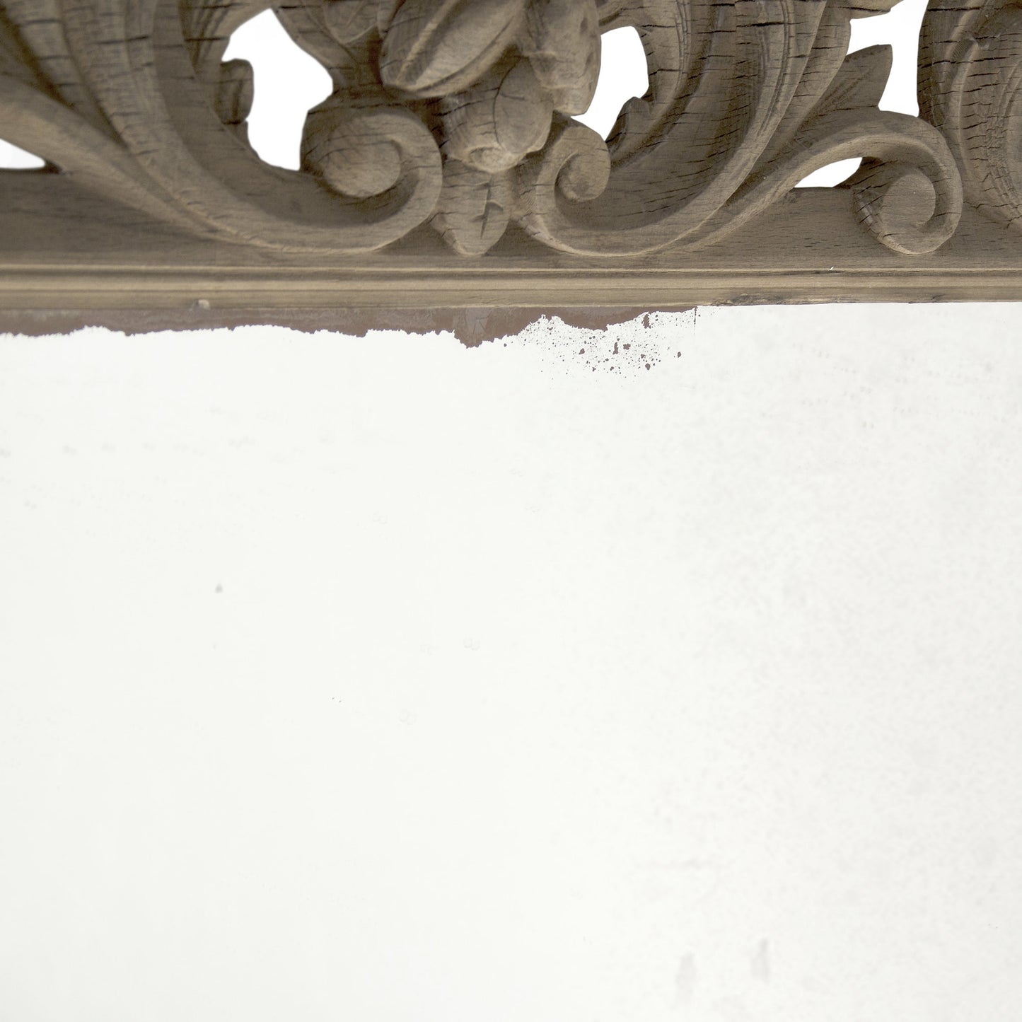 006 S-337114 | Closeup | Estelle Mirror by Zentique in natural dry finish and chinese walnut. Made from chinese walnut in a traditional style.