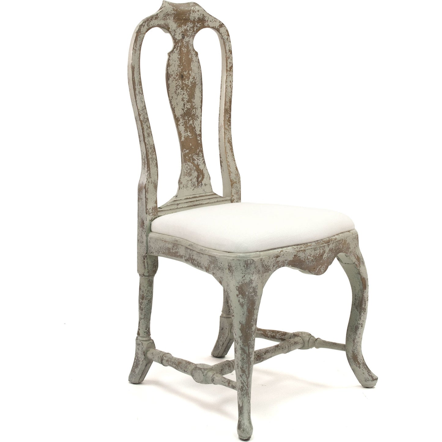 001 S-338141 | Primary Silo | Provence Chair by Zentique in linen and birch. Made from birch in a traditional style.