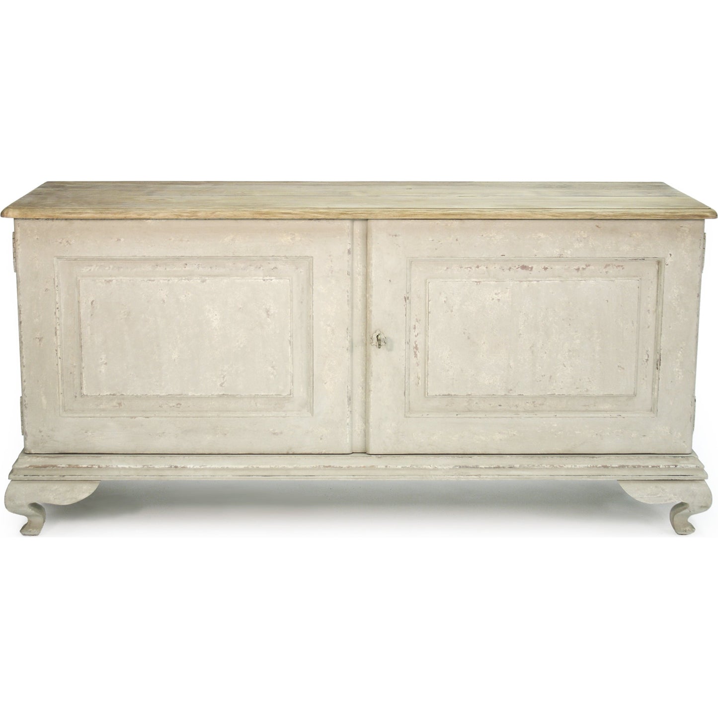 002 S-337345 | Additional Silo | Hudson Buffet by Zentique in natural top, distressed taupe base and pine, poplar, elm. Made from pine, poplar, elm in a traditional style.