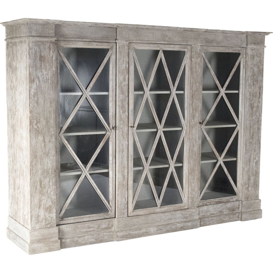 Tristao Cabinet by Zentique in distressed and pine, plywood. Made from pine, plywood in a transitional style.