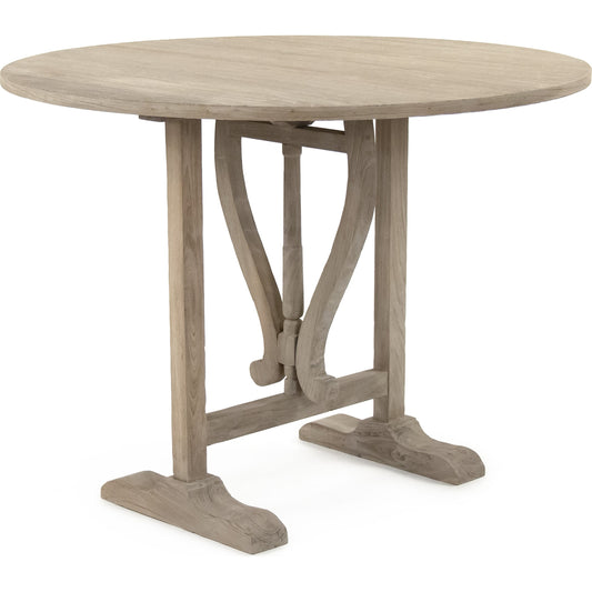 Laurel Table by Zentique in natural and elm, plywood. Made from elm, plywood in a transitional style.