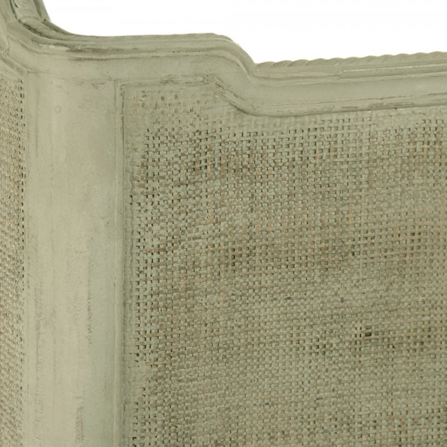 006 S-338535 | Closeup | Winni Daybed by Zentique in distressed green, light green velvet and birch. Made from birch in a modern style.