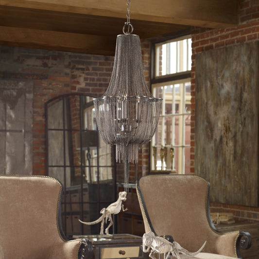 Lezzeno 3 Chandelier by Uttermost. Made from iron 100% in a modern style.