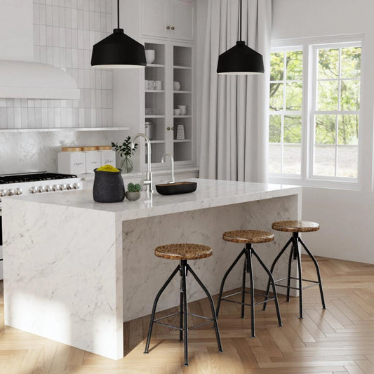 Holgate Pendant by Uttermost in black. Made from steel in a modern style.