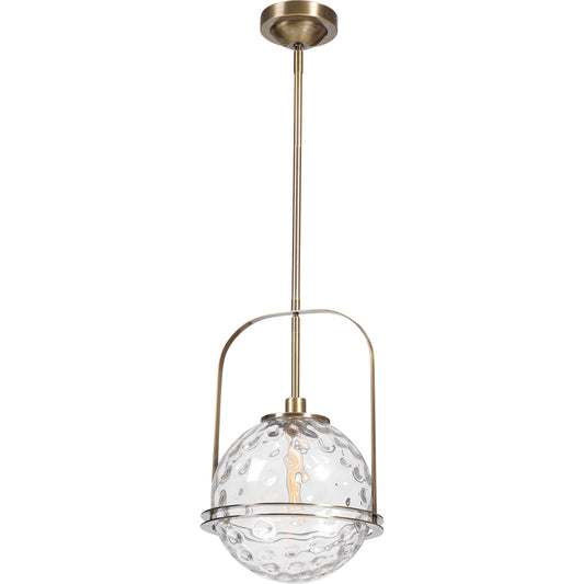 001 SR-860969 | Primary Silo | Mimas Pendant by Uttermost. Made from steel, glass in a transitional style.