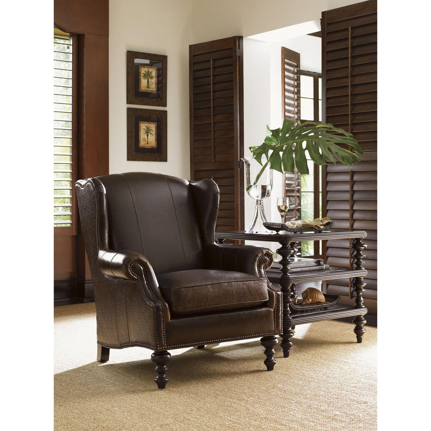 005 SR-836535 | Lifestyle | Tropic Lamp Table by Tommy Bahama Home. Made from unique in a traditional style.