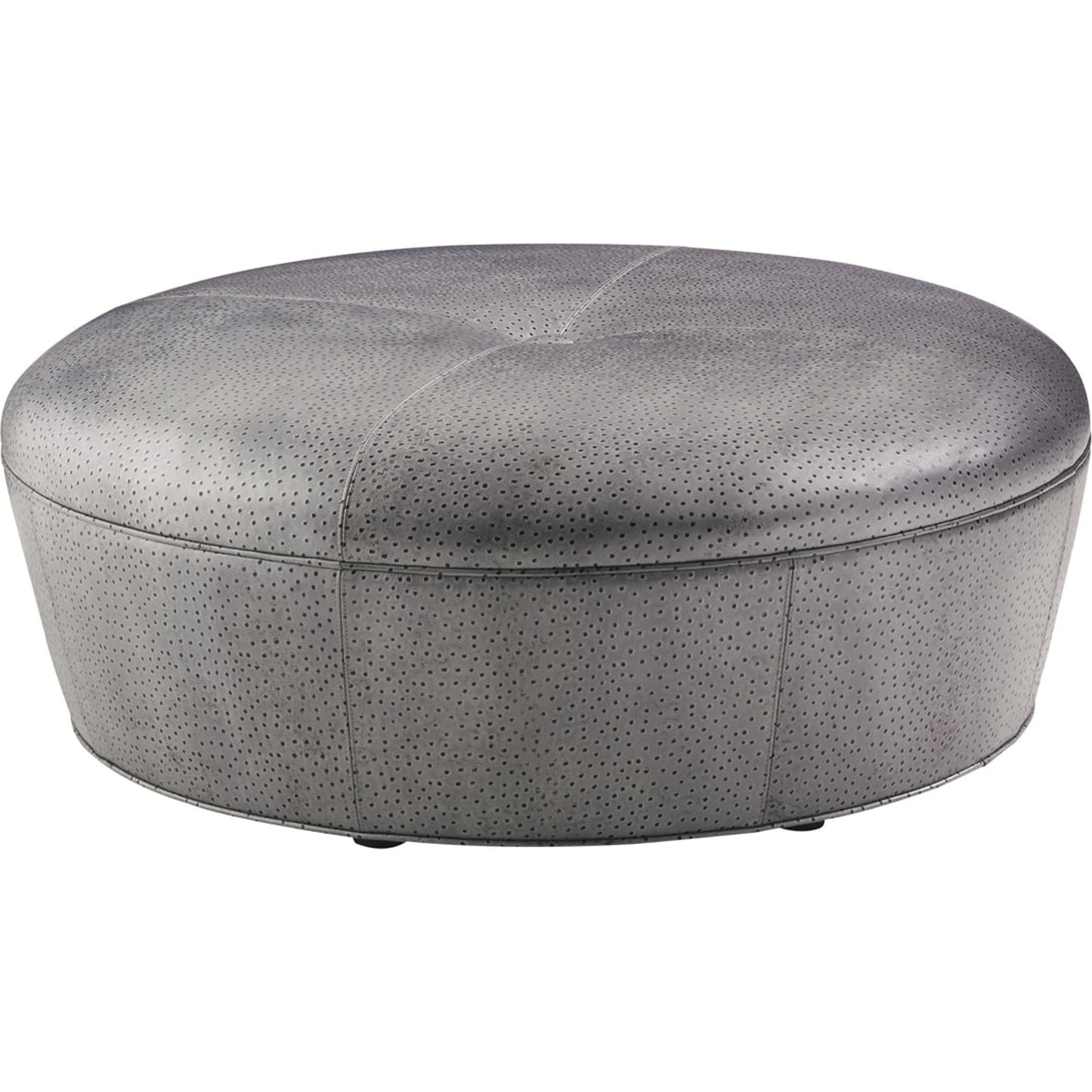 001 SR-835262 | Additional Silo | Claudia Leather Ottoman by Lexington in carbon gray. Made from unique in a transitional style.