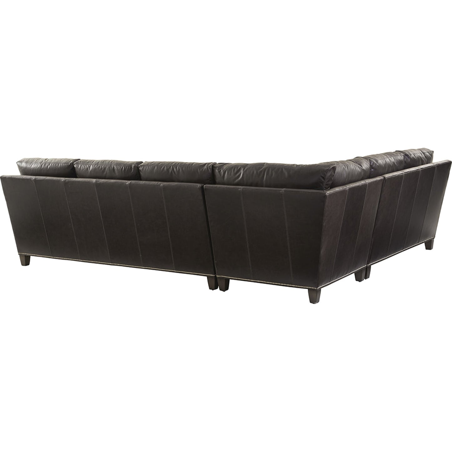 002 SR-835718 | Additional Silo | Strada Leather Sectional Sofa by Lexington in brown. Made from unique in a transitional style.