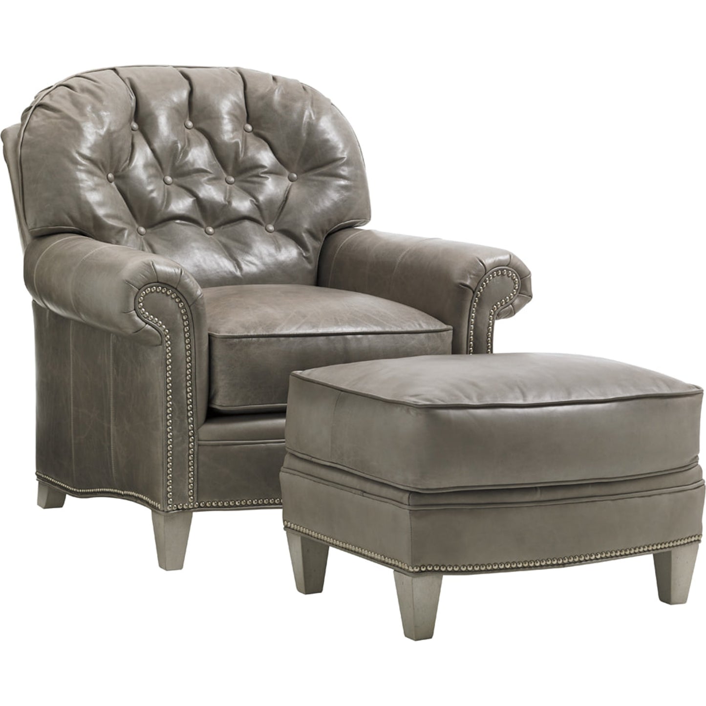 002 SR-835142 | Additional Silo | Bayville Leather Chair by Lexington. Made from unique in a transitional style.