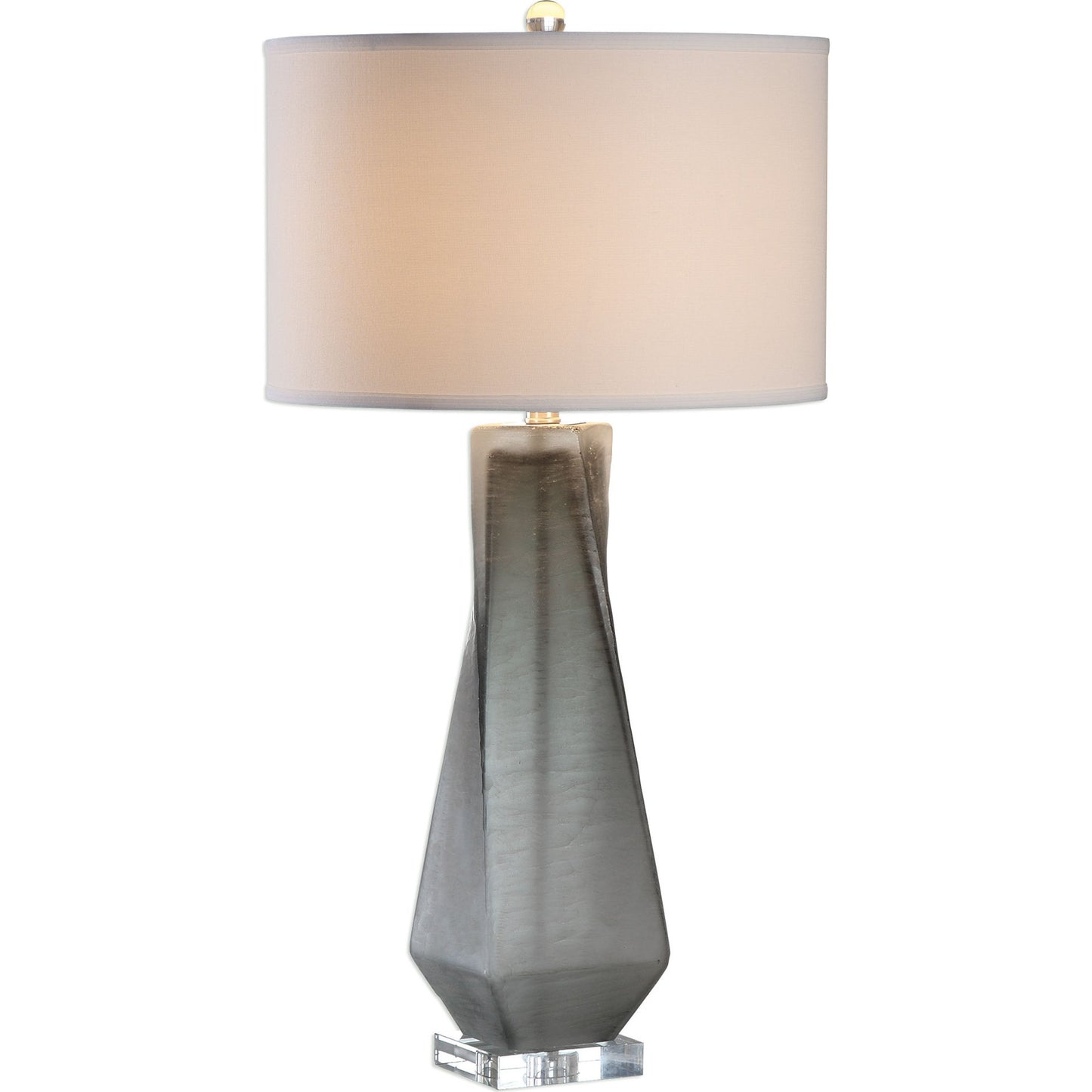 003 S-253617 | Additional Silo | Anatoli Table Lamp by Uttermost in gray. Made from glass, iron, crystal in a modern style.
