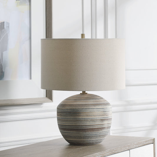 Prospect Accent Lamp by Uttermost. Made from ceramic, iron in a modern style.