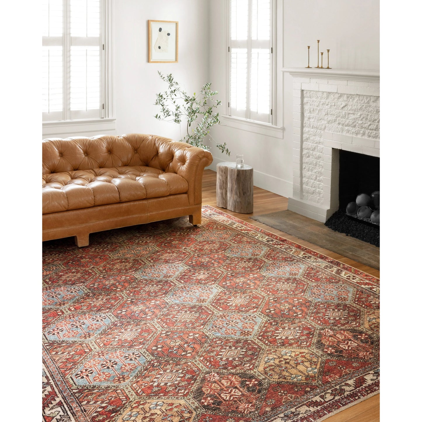 007 SR-711324,SR-711325,SR-711326,SR-711327,SR-711328,SR-711329,SR-711330 | Lifestyle | Loren LQ-16 Rug by Loloi in spice, multi. Made from 100% polyester in a eclectic & global style.