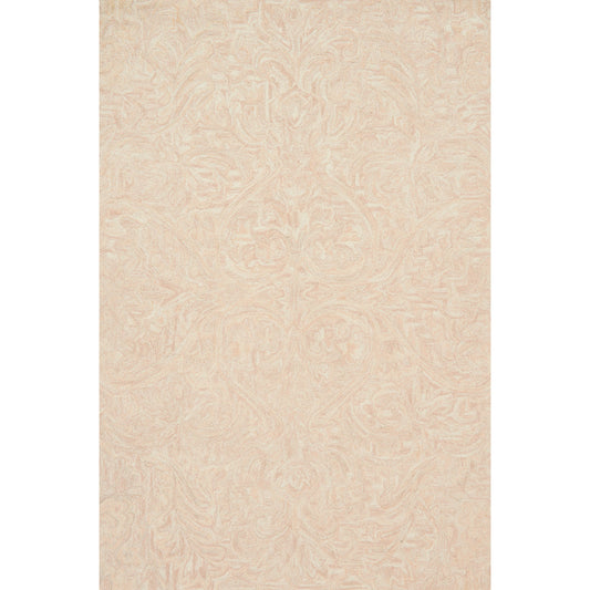 Lyle LK-01 Rug by Loloi in blush. Made from 100% wool in a modern style.