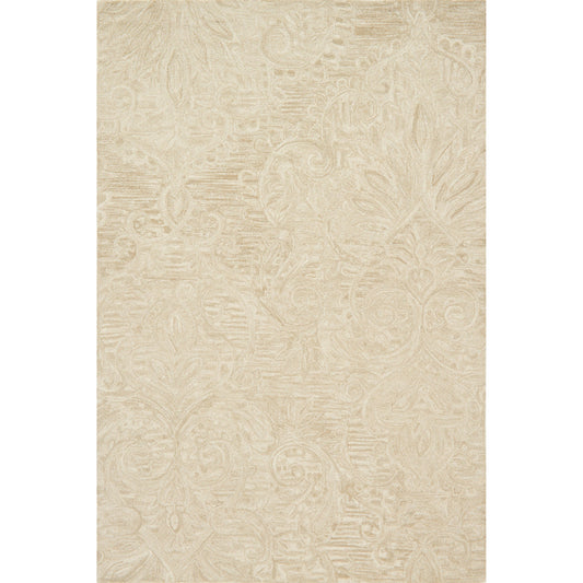 Lyle LK-06 Rug by Loloi in sand. Made from 100% wool in a transitional style.