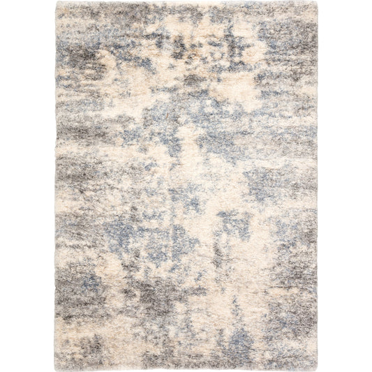 Lyra LYR03 Rug by Jaipur Living in light gray, blue. Made from 100% polypropylene in a unique style.