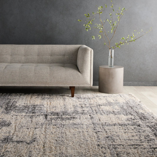 Lyra LYR04 Rug by Jaipur Living in ivory, light gray. Made from 100% polypropylene in a unique style.