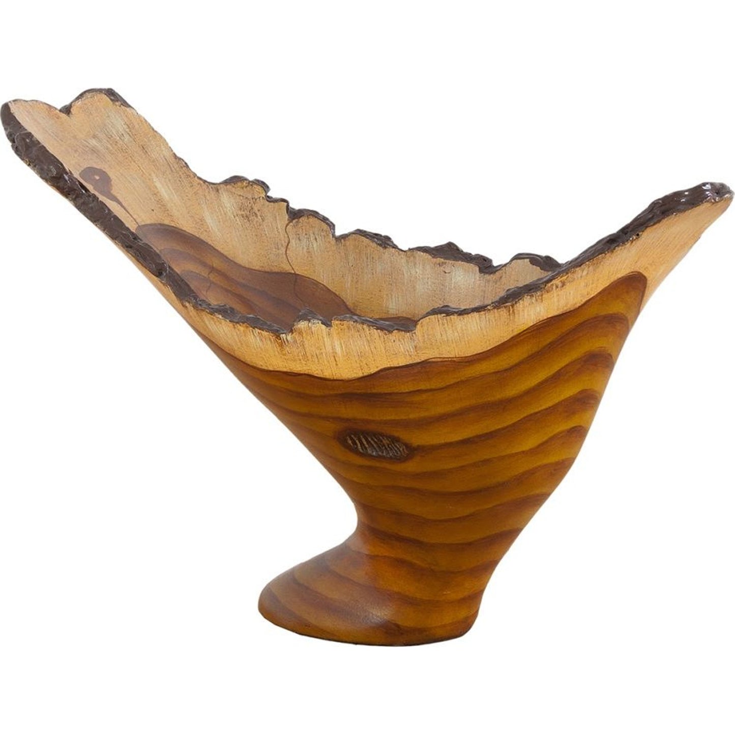 002 SR-820109 | Additional Silo | Burled Vase by Phillips Collection. Made from resin in a modern style.
