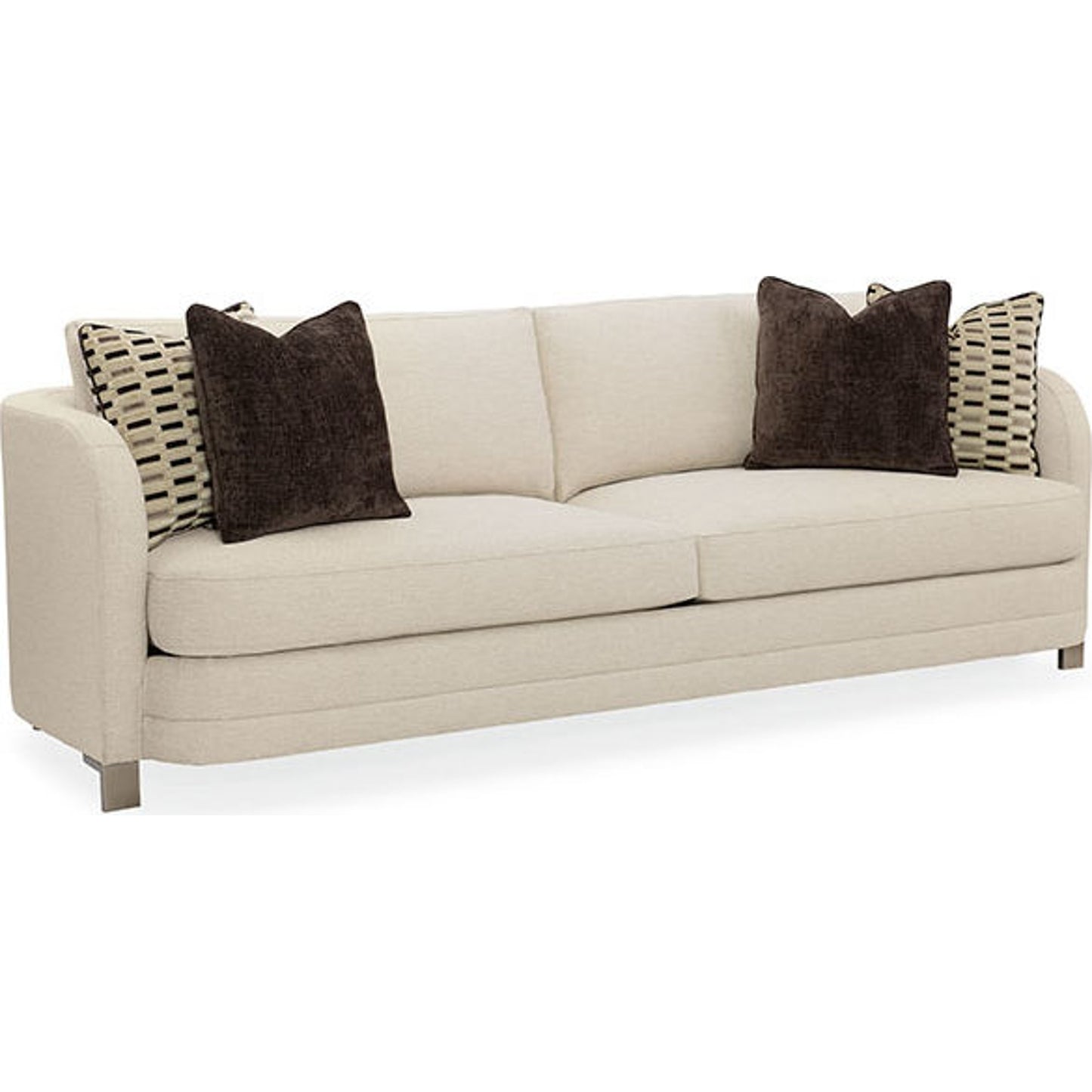 001 SR-769132 | Additional Silo | Streamline Sofa by Caracole in natural and smoked bronze. Made from metal in a transitional style.