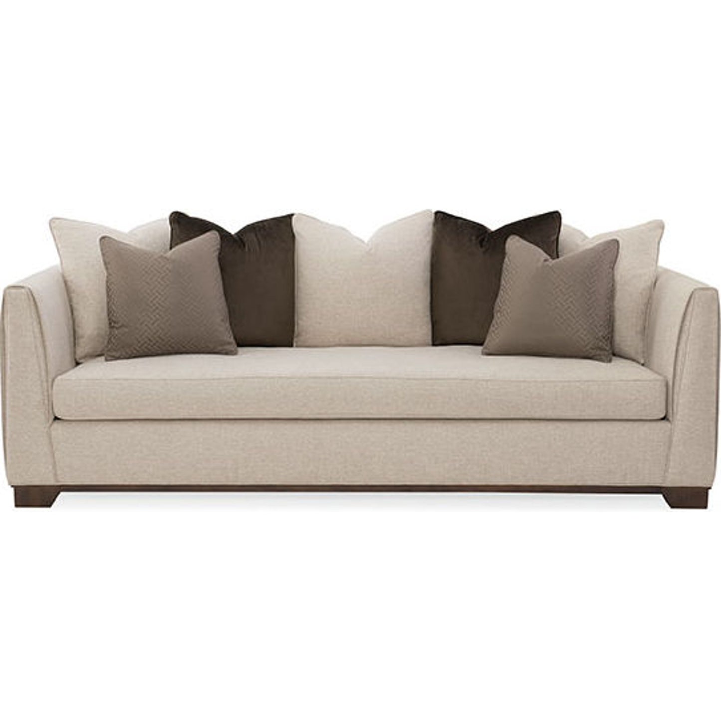 003 SR-768924 | Additional Silo | Moderne Sofa by Caracole in natural and bourbon glaze. Made from pine in a transitional style.