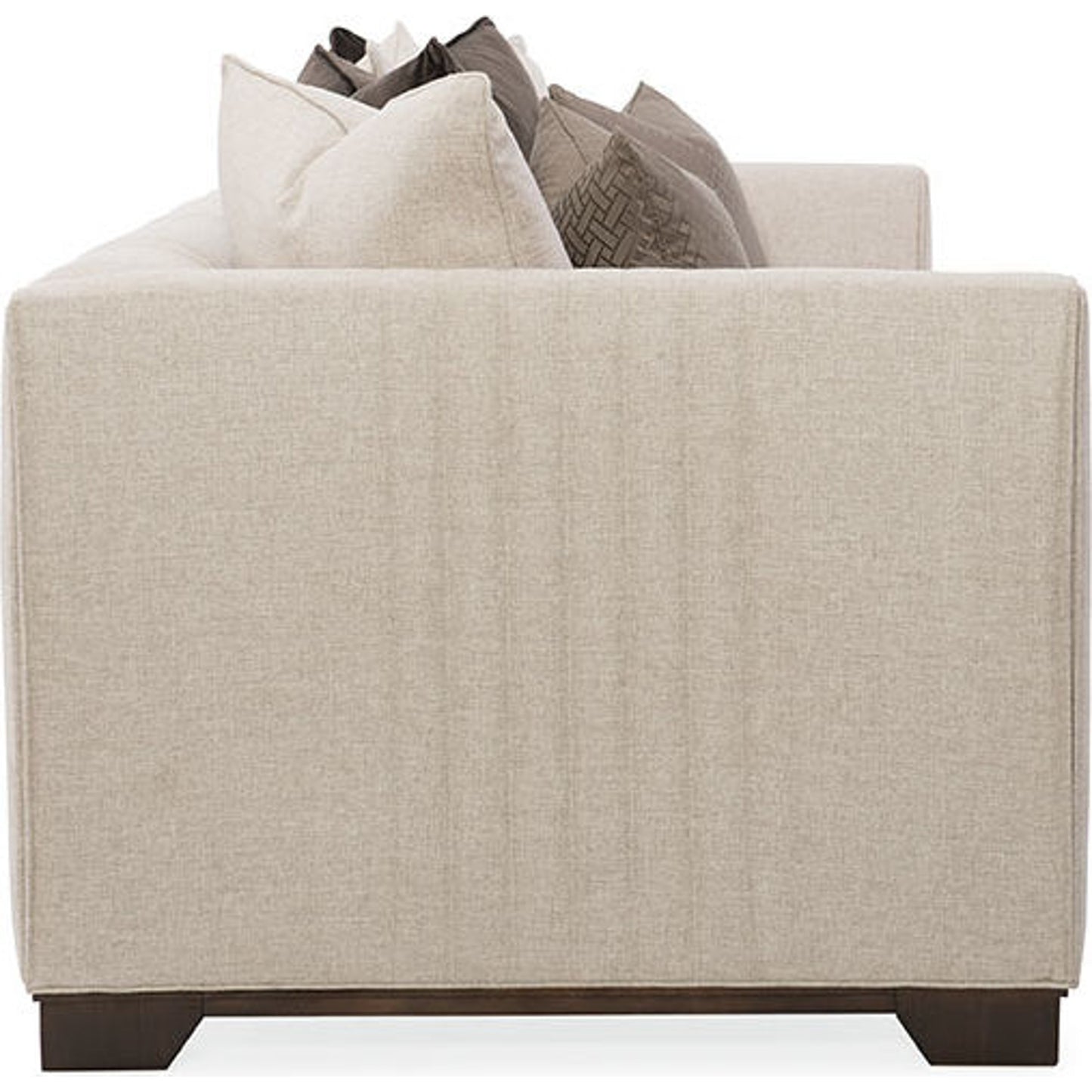 004 SR-768924 | Additional Silo | Moderne Sofa by Caracole in natural and bourbon glaze. Made from pine in a transitional style.
