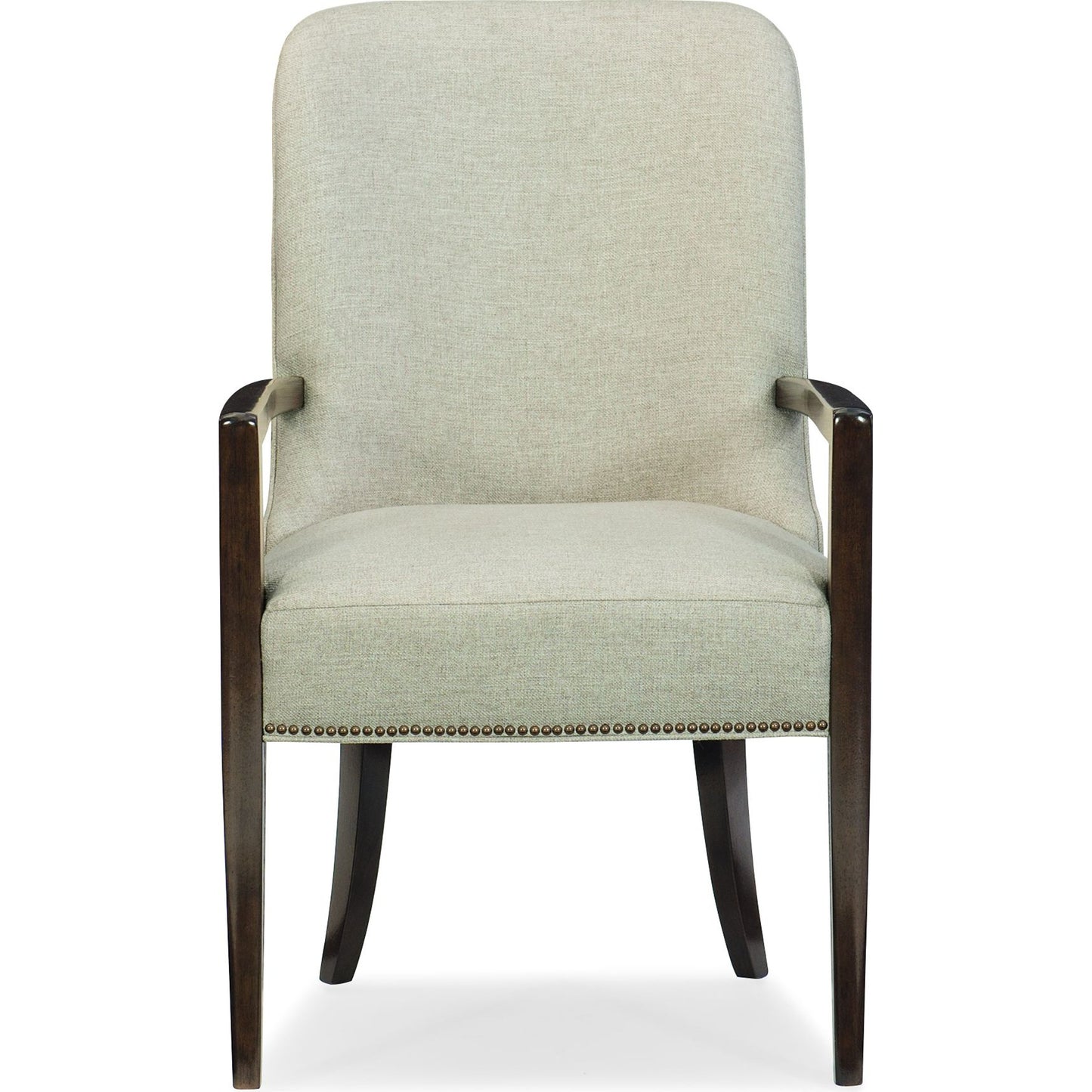 002 SR-769115 | Additional Silo | Streamline Arm Chair (Set of 2) by Caracole in natural and bourbon glaze. Made from asian hardwood in a transitional style.