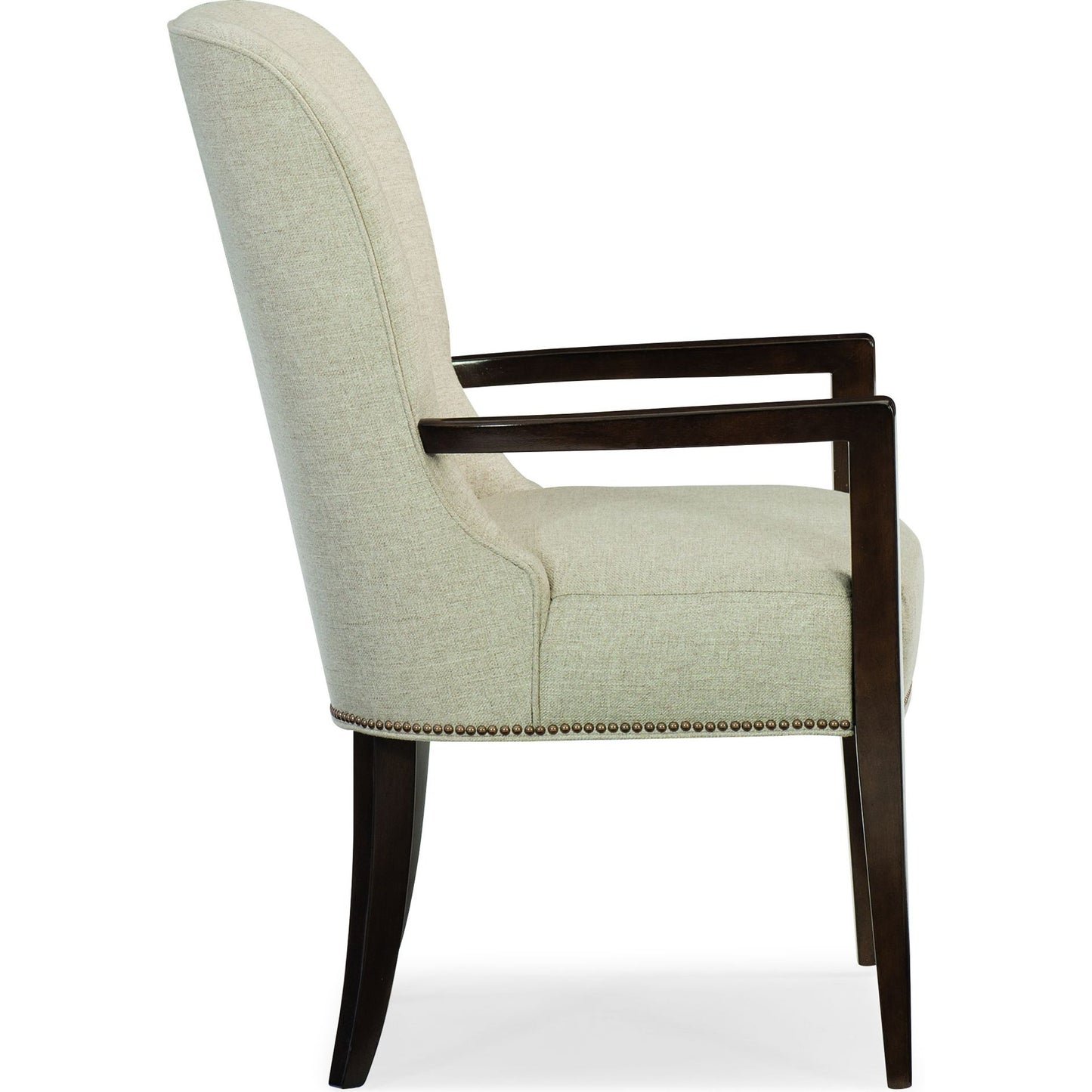 003 SR-769115 | Additional Silo | Streamline Arm Chair (Set of 2) by Caracole in natural and bourbon glaze. Made from asian hardwood in a transitional style.