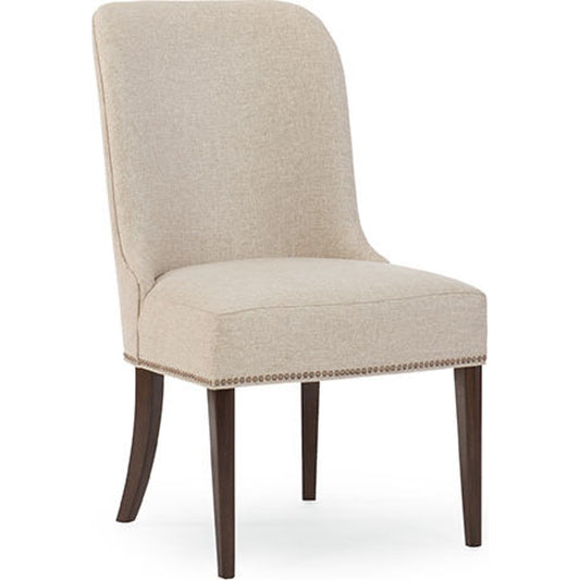 Streamline Side Chair (Set of 2) by Caracole in natural and bourbon glaze. Made from asian hardwood in a transitional style.