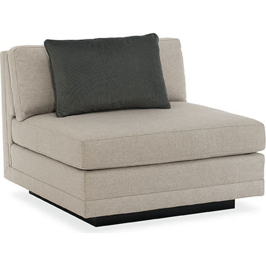 Fusion Armless Chair by Caracole in simply black. Made from birch in a modern style.