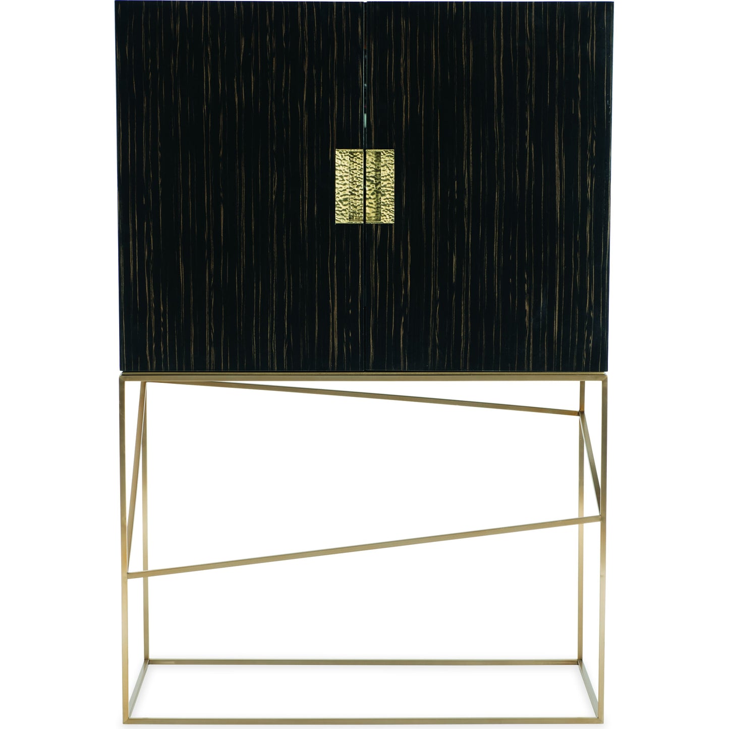 003 SR-770602 | Additional Silo | Edge Bar by Caracole in bronze, ebony, mirrored. Made from asian hardwood, engineered ebony in a transitional style.