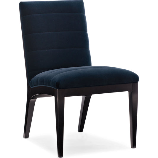 Edge Side Chair (Set of 2) by Caracole in natural and eclipse. Made from asian hardwood in a modern style.