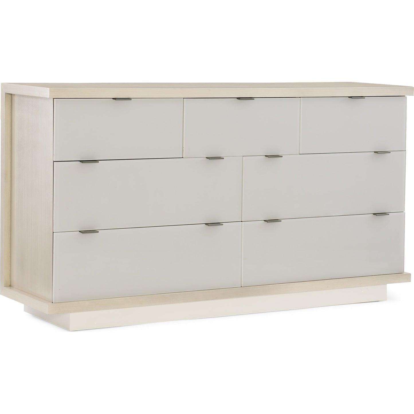 001 SR-877724 | Additional Silo | Expressions Dresser by Caracole in gray, ash, taupe, gray and ash taupe, winter haze, delicate grey. Made from ash in a modern style.