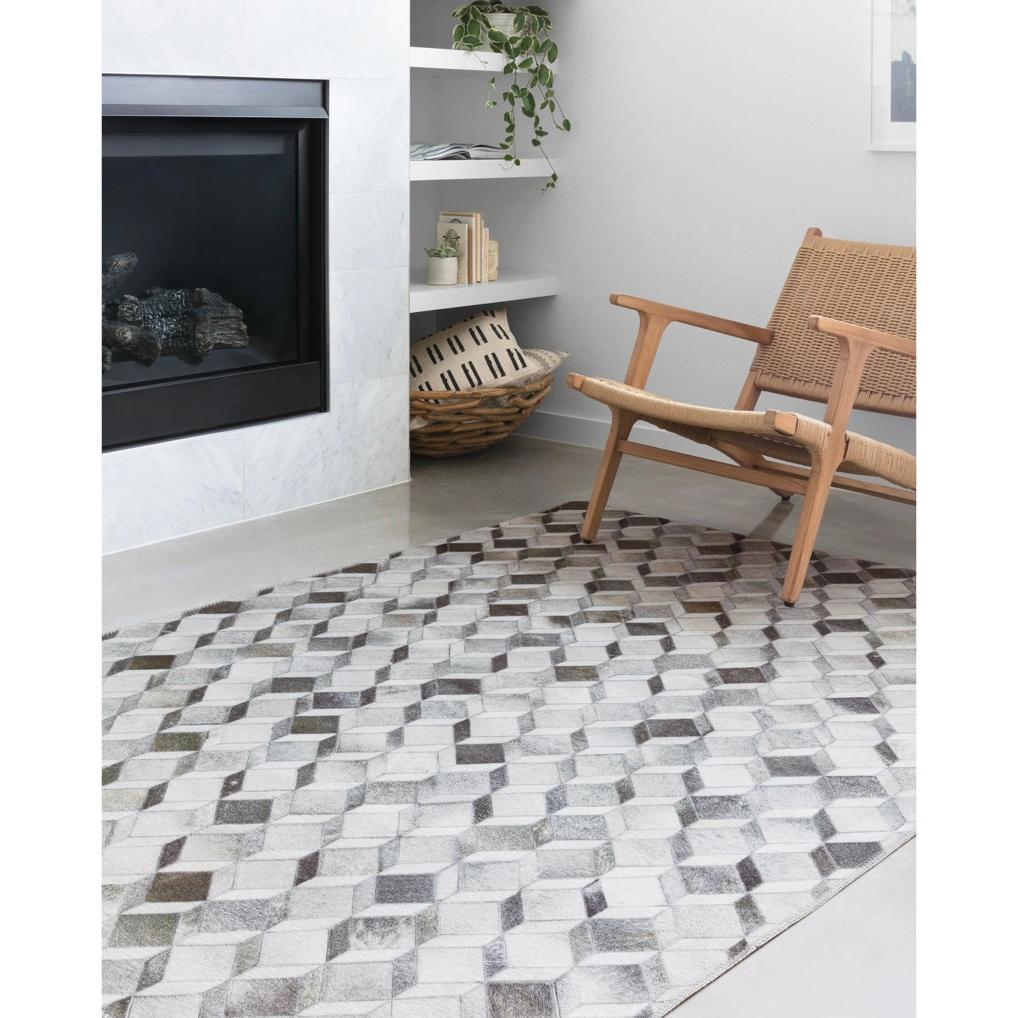 006 105178-45119,105178-45121,105178-45122,105178-45123 | Lifestyle | Maddox MAD-02 Rug by Loloi in gray, mocha. Made from 100% polyester in a modern style.