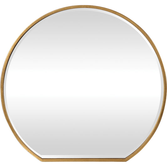001 S-328826 | Primary Silo | Cabell Mirror by Uttermost in gold. Made from steel, mdf, mirror in a modern style.