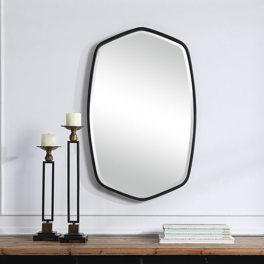 Duronia Brushed Mirror by Uttermost. Made from mdf, iron, mirror in a modern style.