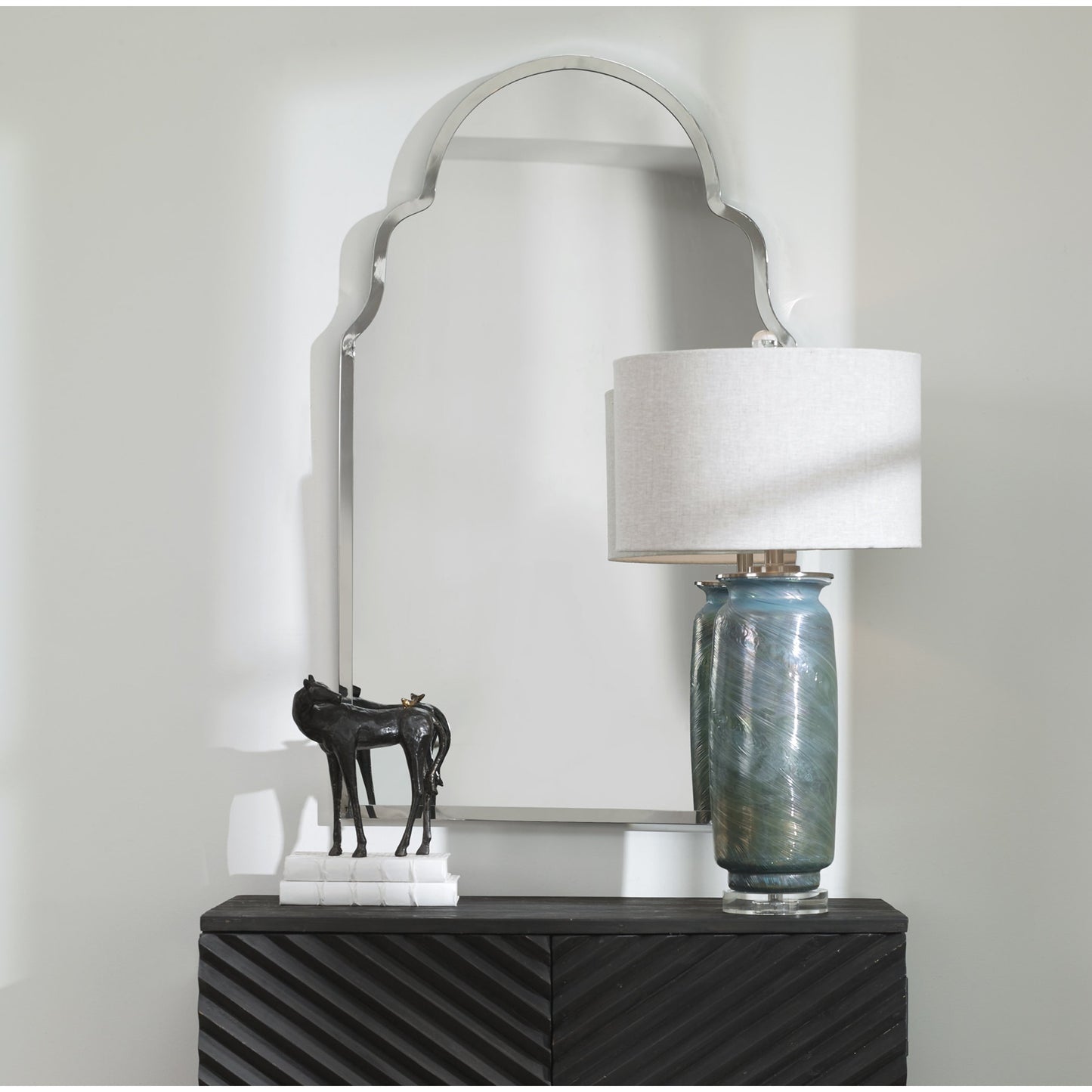 007 SR-897245 | Lifestyle | Brayden Arch Metal Mirror by Uttermost. Made from unique in a eclectic & global style.