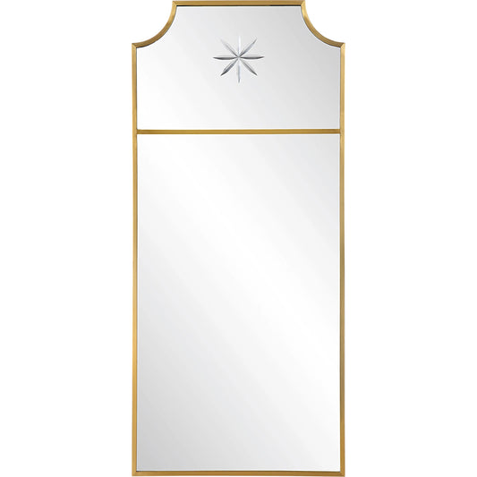 001 SI-1923562 | Additional Silo | Caddington Mirror by Uttermost in brass. Made from stainless steel, glass, mdf in a transitional style.