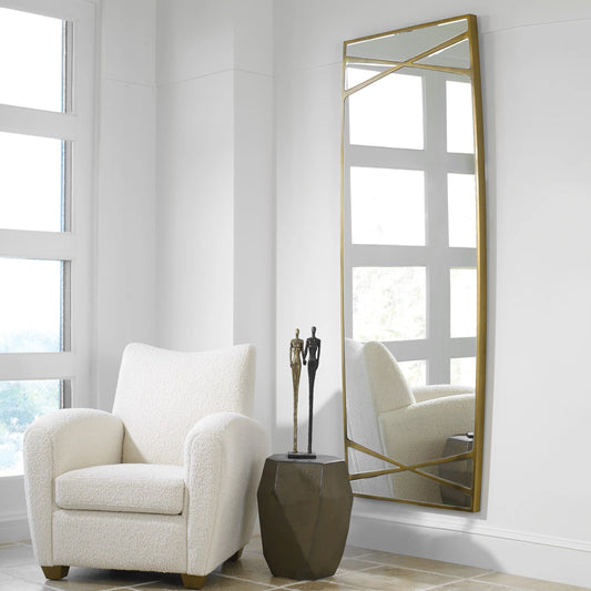 Gentry Mirror by Uttermost in gold. Made from mdf, mirror in a modern style.
