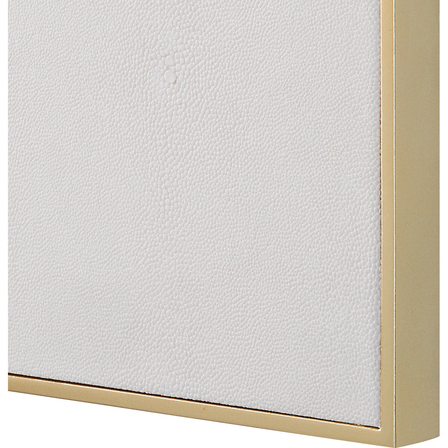 005 SI-1923604 | Additional Silo | Cyprus Square Mirror by Uttermost in gold. Made from mirror, mdf, pu leather in a modern style.