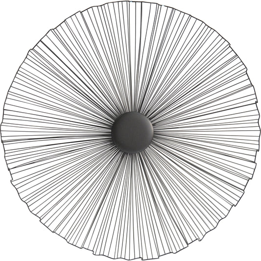 Camelia Wall Decor by Moe's Home Collection in black. Made from metal in a modern style.